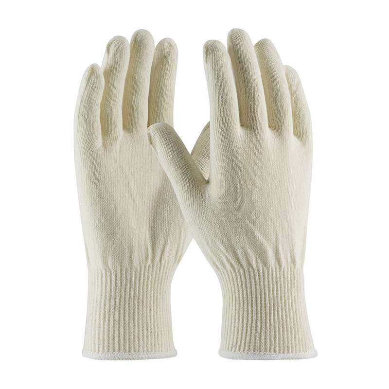 Light Weight Seamless Knit Cotton/Polyester Glove, 13 Gauge, Natural, 25 Dozen per Case